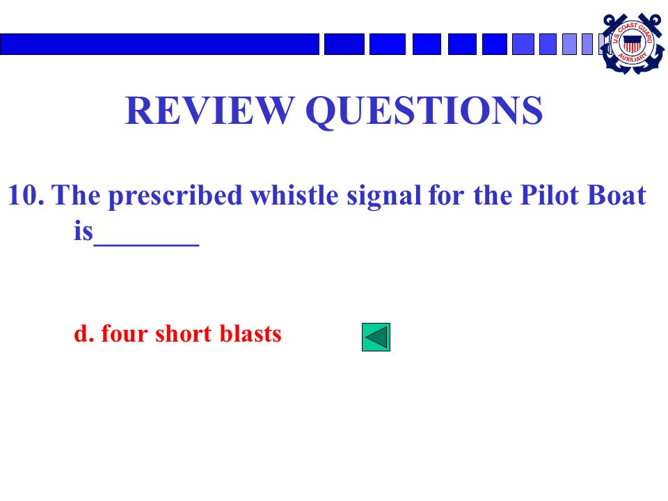 Boat best sale whistle signals